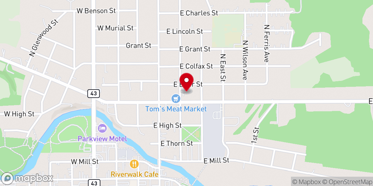 Map showing location of Lifegate Church