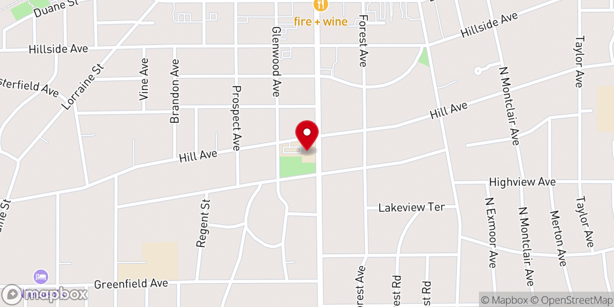 Map showing location of Axess Church