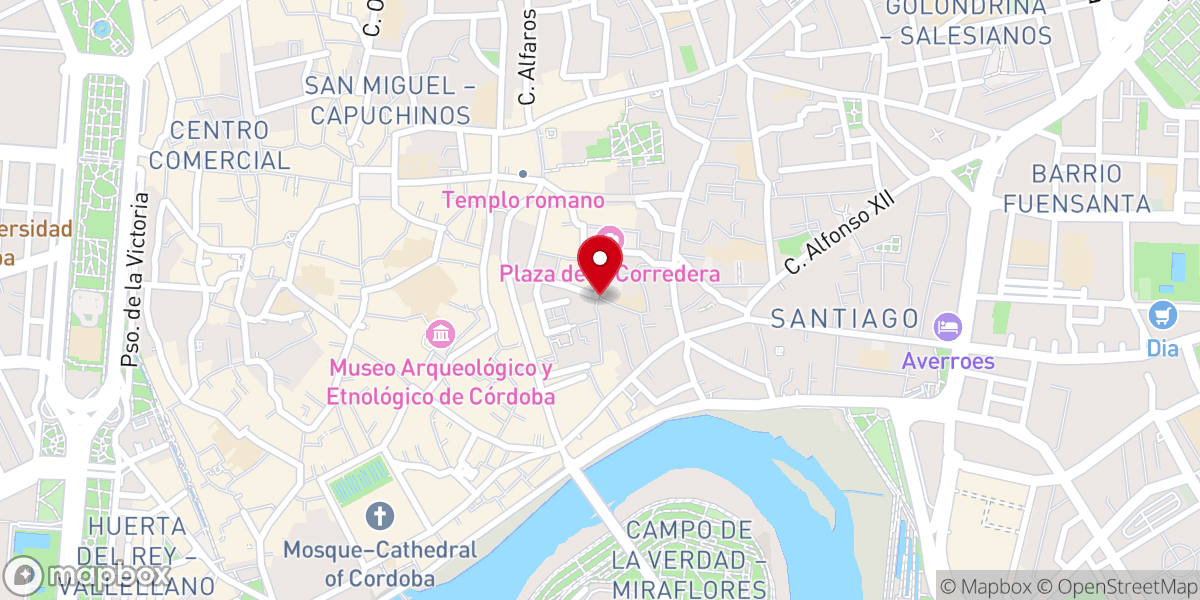 Map showing location of Catecumenium Iglesia de San Francisco