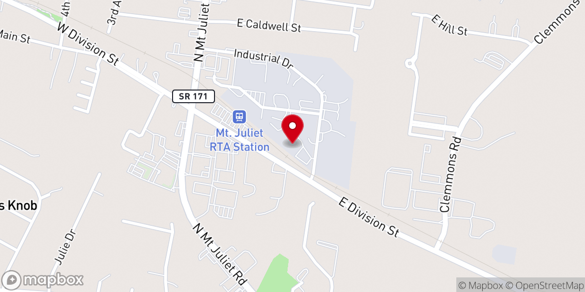 Map showing location of The Fellowship Ministries