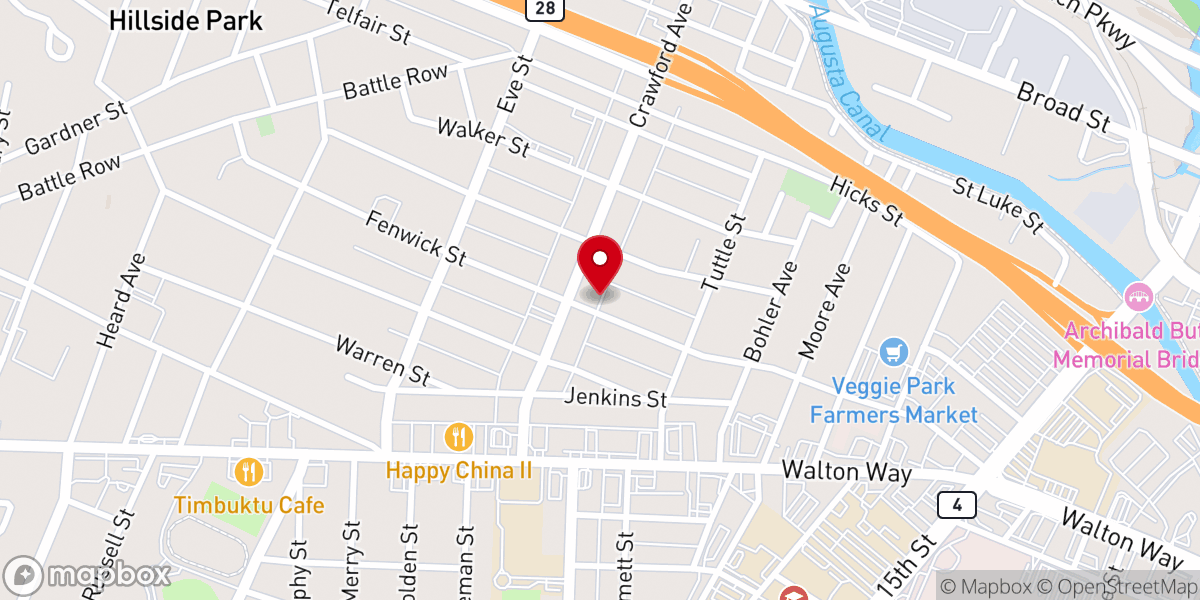 Map showing location of Advent Christian Church