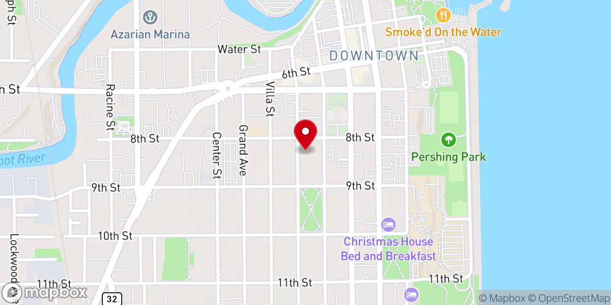 Map showing location of Christ Chapel MBC Inc