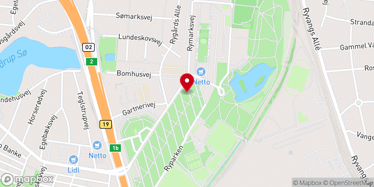 Map showing location of Den Etiopiske-Ortodokse Tewahedo Kirke I Danmark