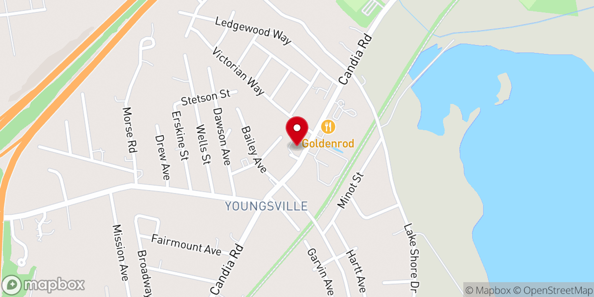 Map showing location of Praxis Center for Church Development