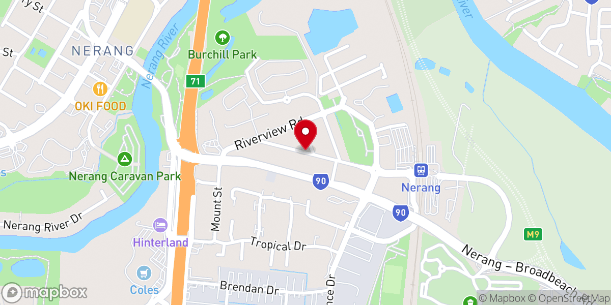 Map showing location of GOLD COAST CHAPEL