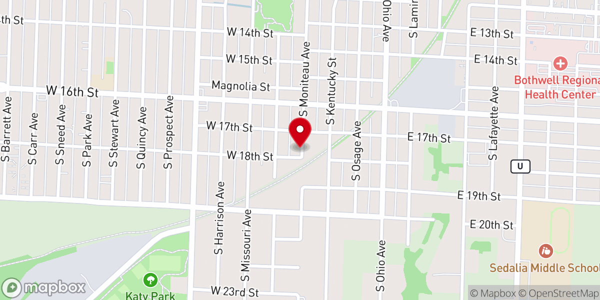 Map showing location of The Embassy Center Inc