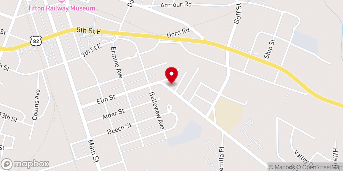 Map showing location of Herring Memorial United Methodist