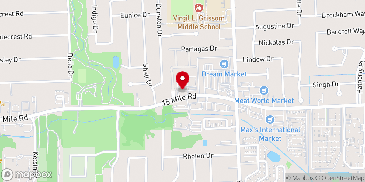 Map showing location of Chaldean Community Foundation