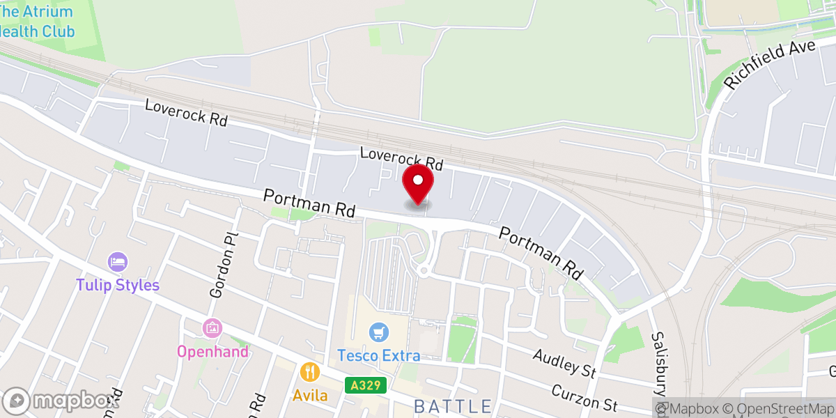 Map showing location of Deeper Life Bible Church, Reading