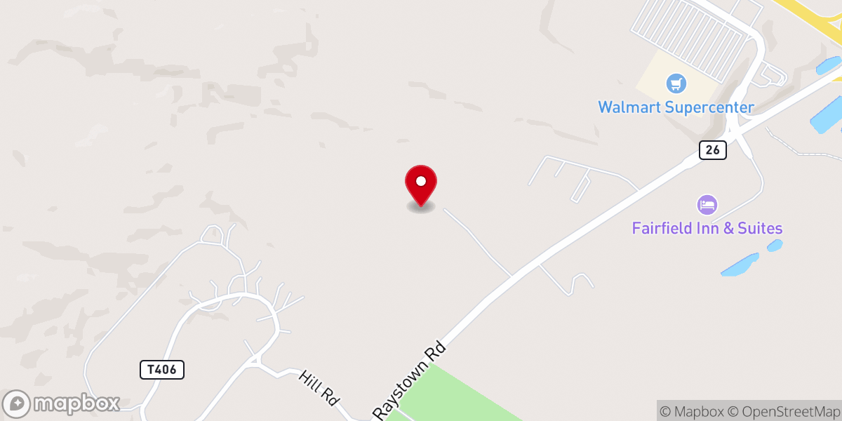 Map showing location of Huntingdon Christian Academy