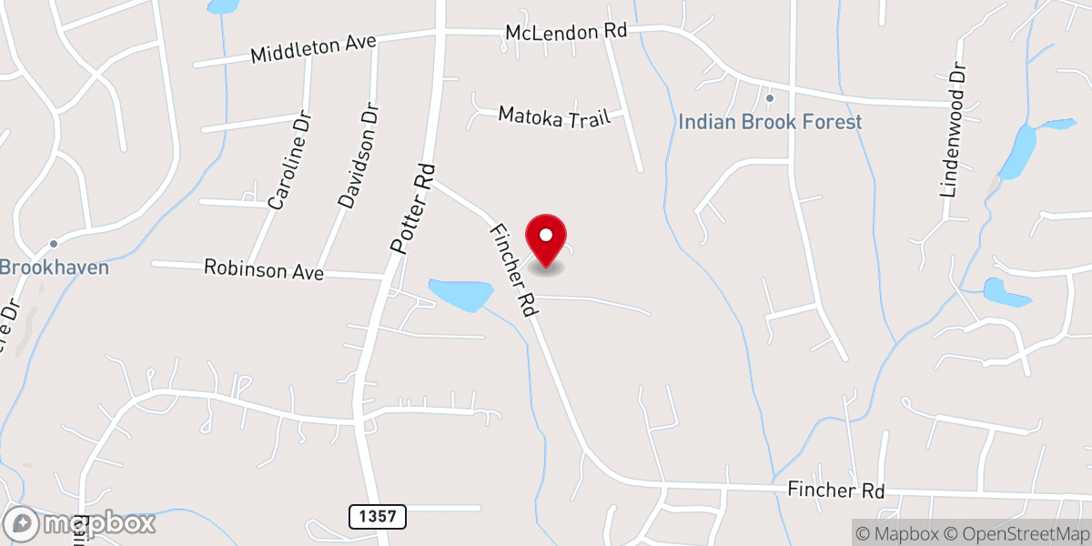 Map showing location of Team Church