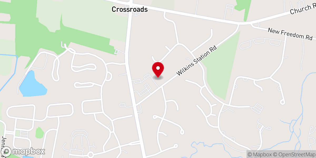 Map showing location of Orthodox Church of the Holy Cross