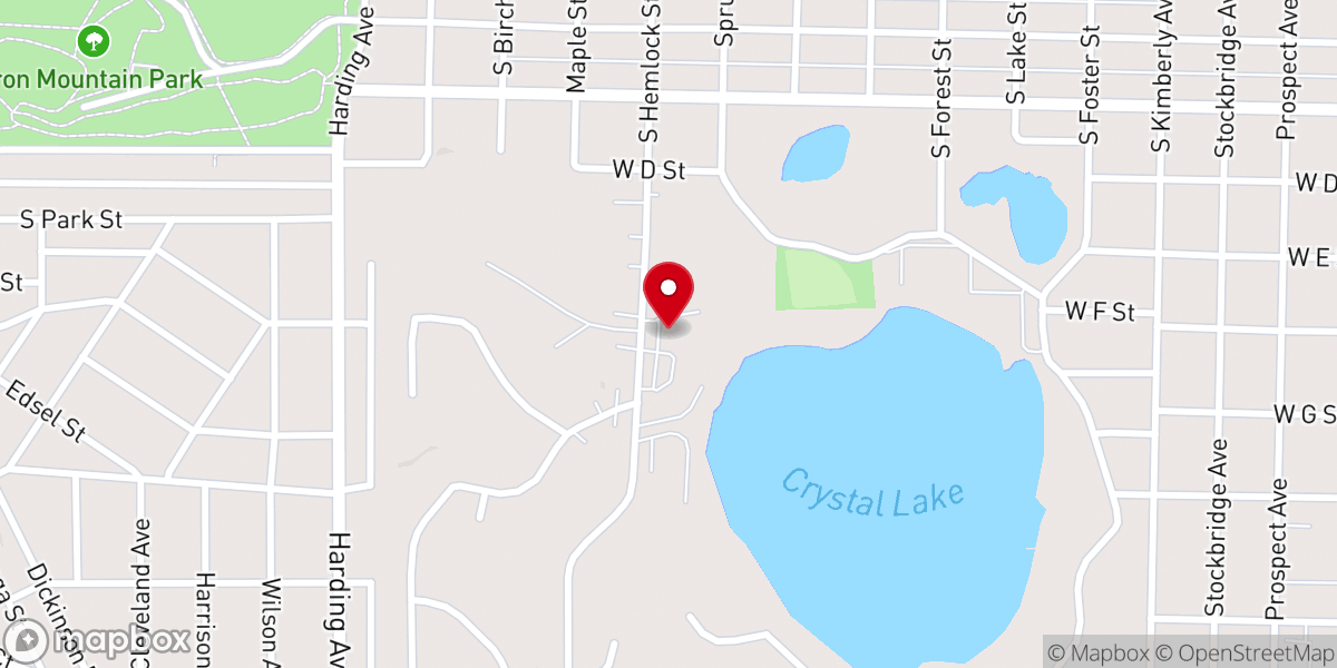 Map showing location of Family Baptist Church