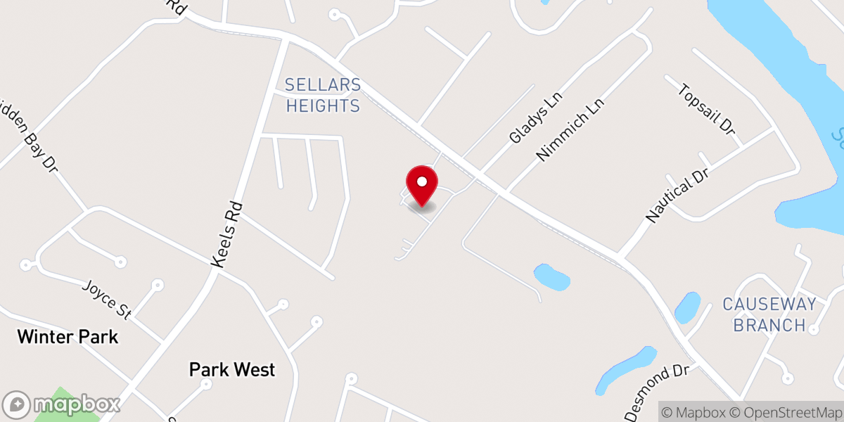 Map showing location of Christ Community Church