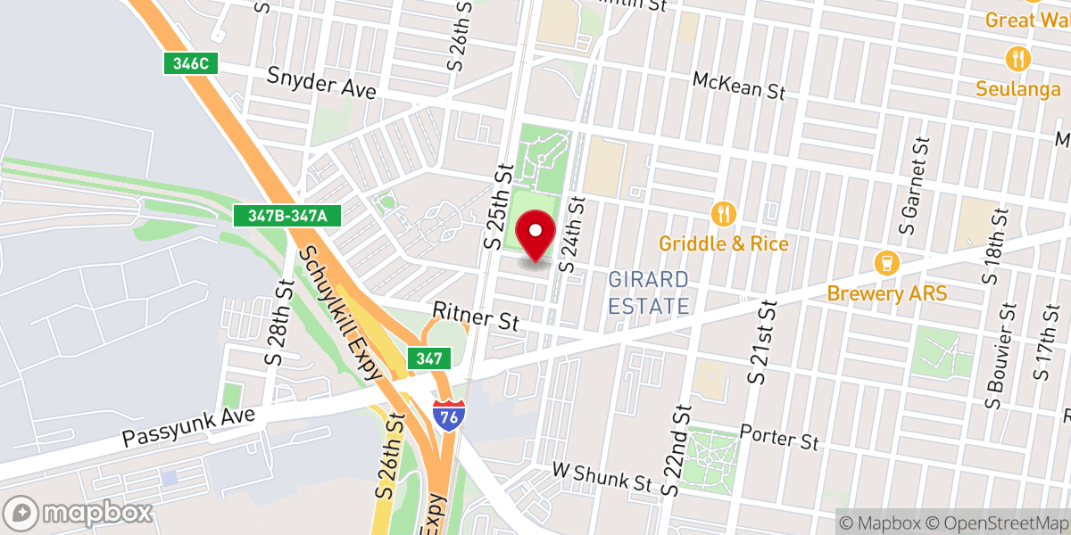 Map showing location of Holy Ghost Byzantine Catholic Church