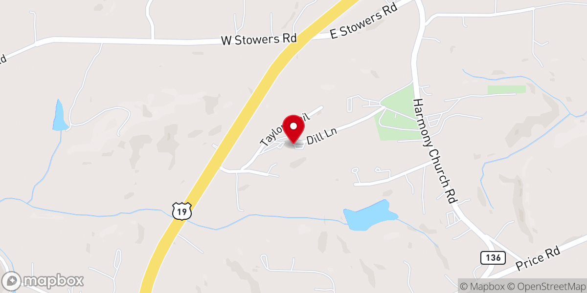 Map showing location of On the Way Ministries