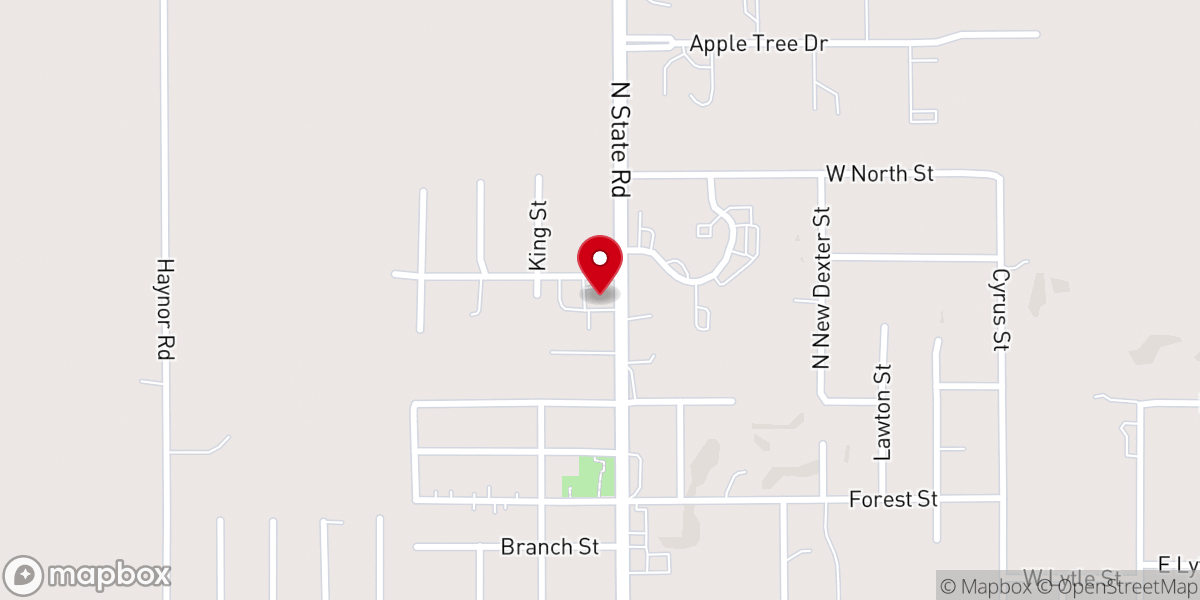 Map showing location of Ionia Seventh-day Adventist Church