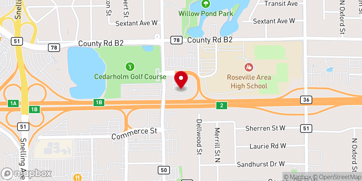 Map showing location of St Christopher's Episcopal Church