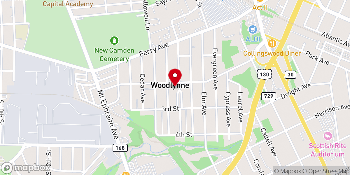 Map showing location of Immaculate Heart of Mary