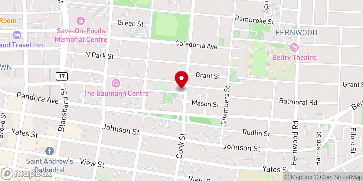 Map showing location of Open Door Spiritualist Sanctuary