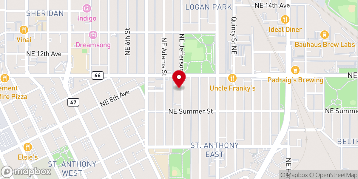 Map showing location of Desiring God Ministries