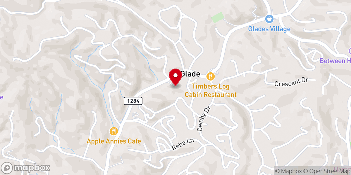 Map showing location of The Wedding Chapel in the Glades