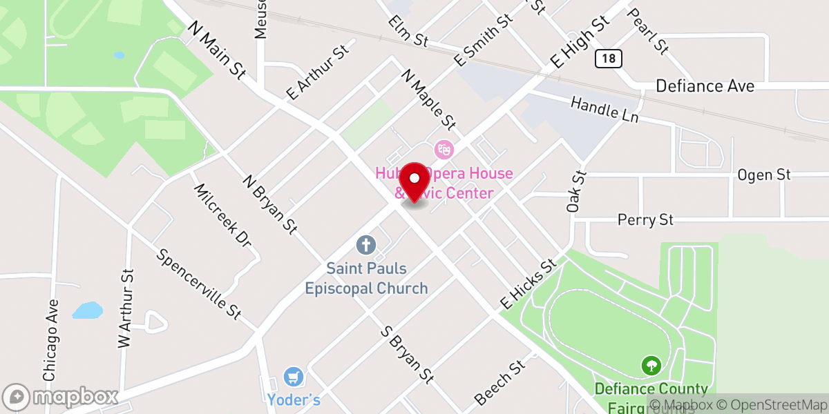 Map showing location of Foundation of Life Ministries