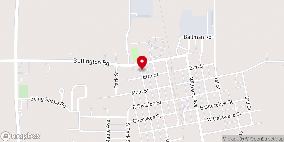 Map showing location of Impact Church