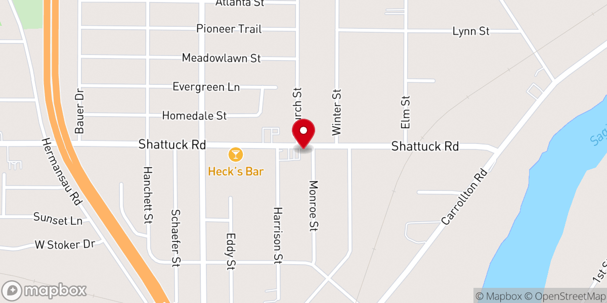 Map showing location of St Josaphat Church Rectory