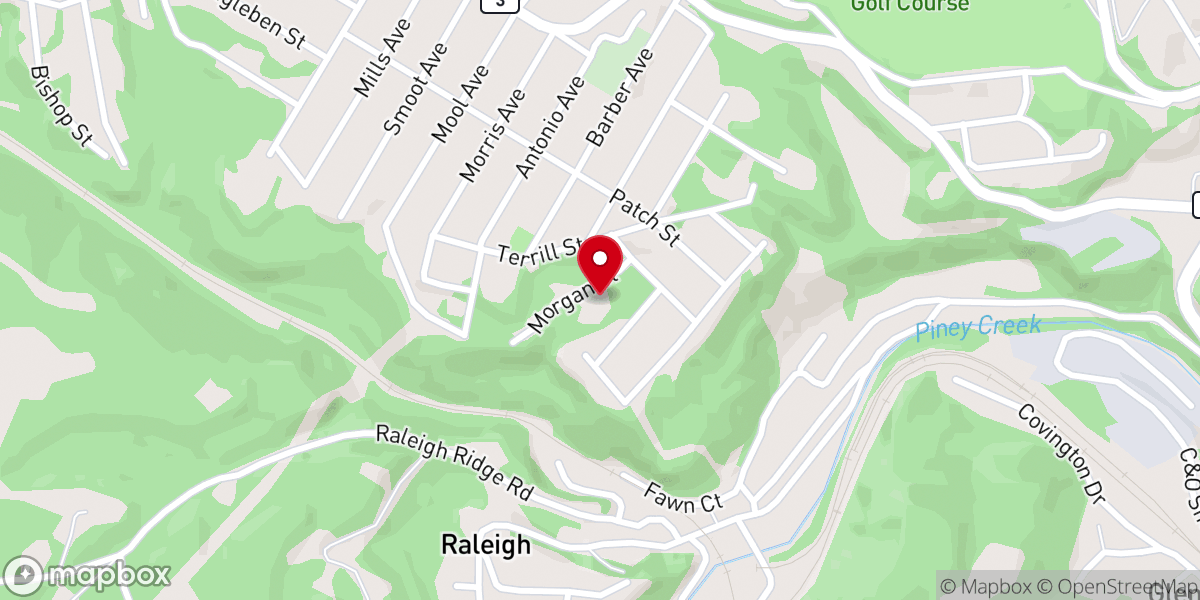 Map showing location of Daniels Daniel