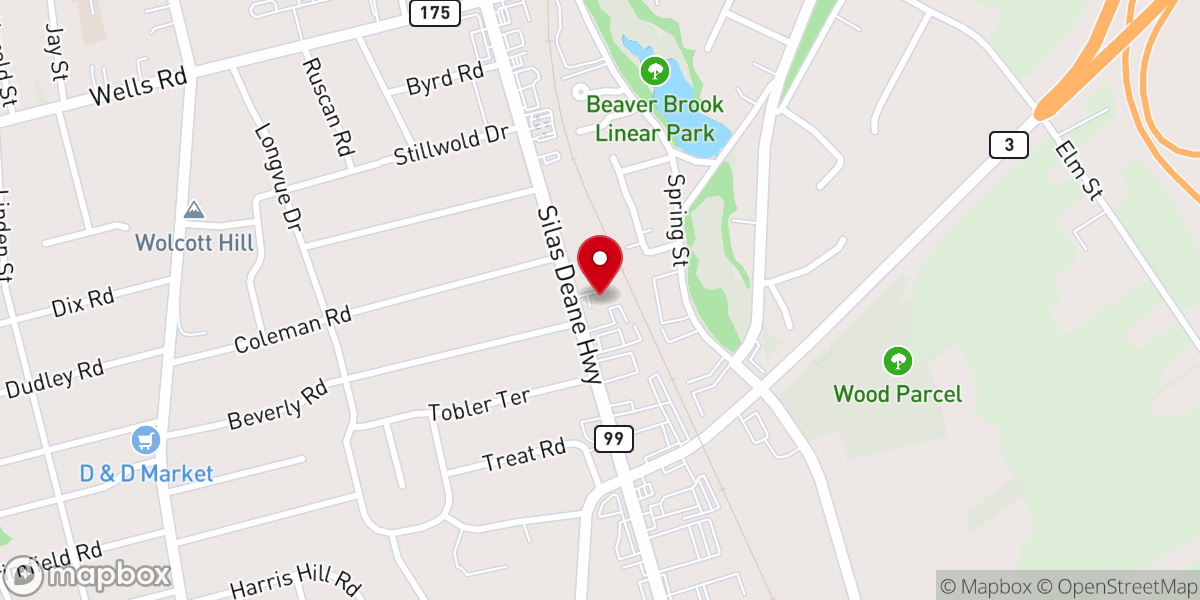 Map showing location of Centerpoint Community Church