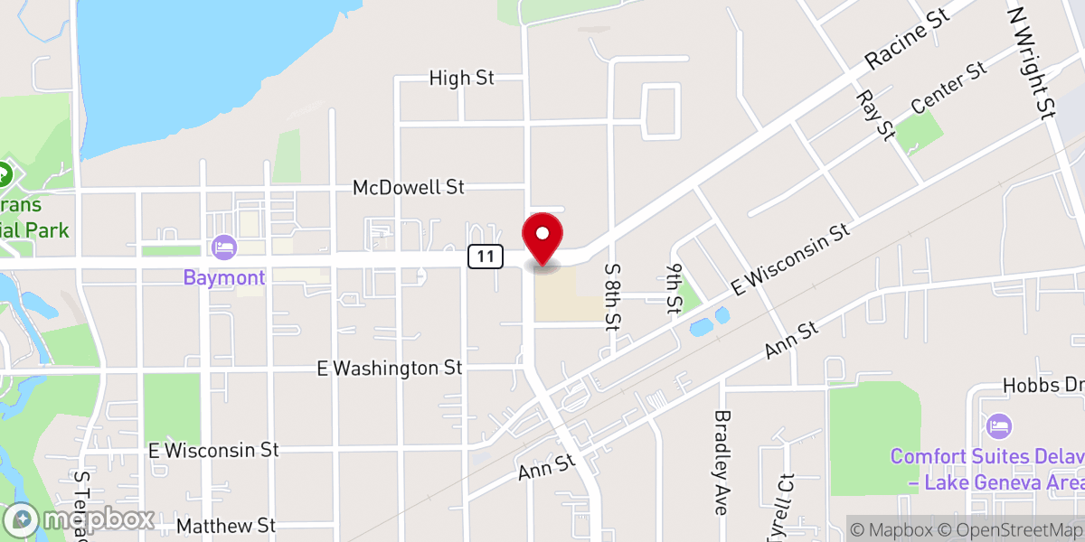 Map showing location of Saint Andrew Catholic Church