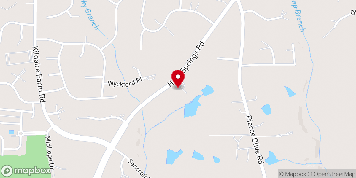 Map showing location of St Mary’s FWB Church