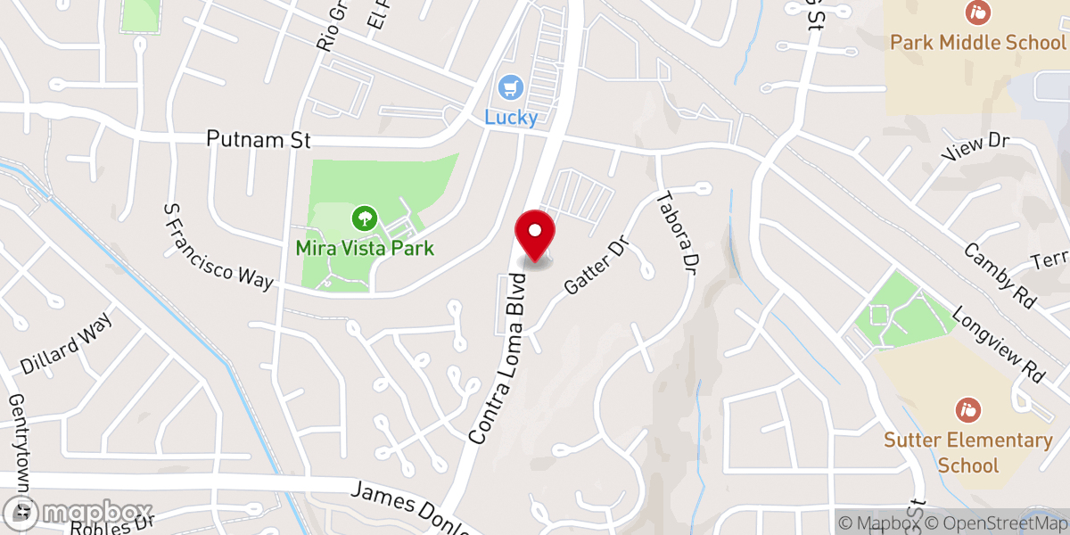 Map showing location of St Ignatius of Antioch