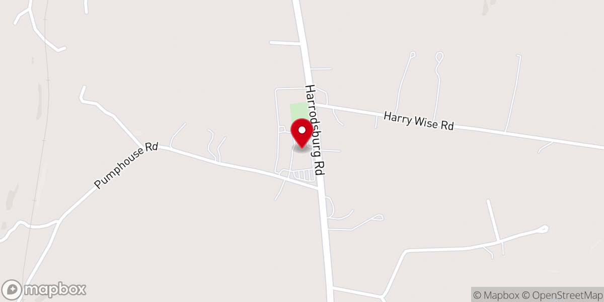 Map showing location of Sand Spring Baptist Church