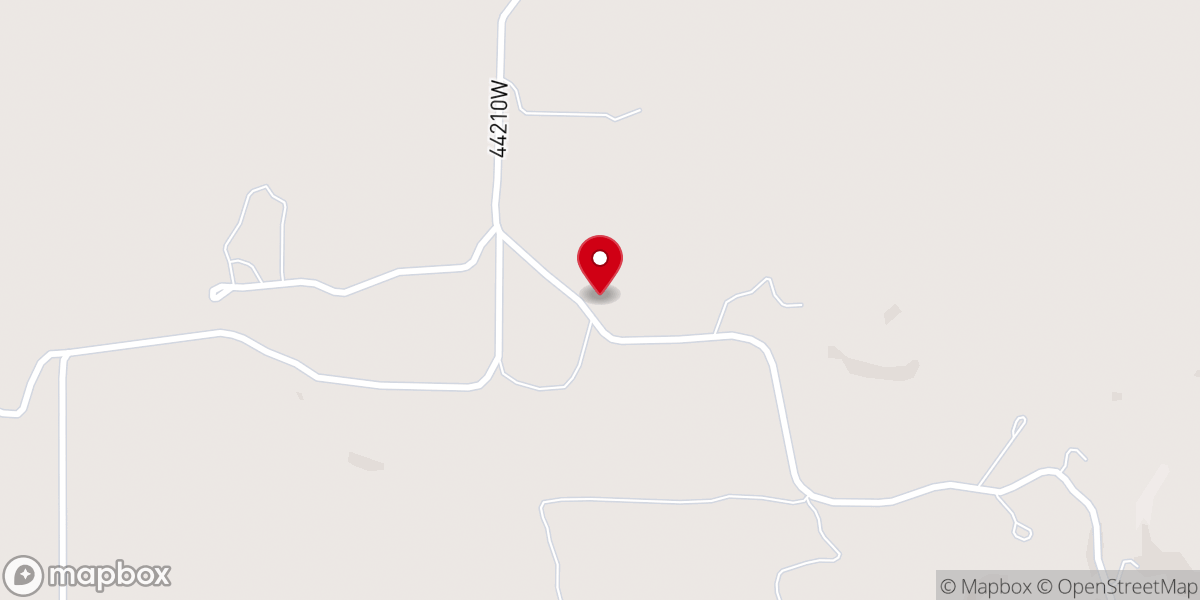 Map showing location of Cedar Country Bible Fellowship