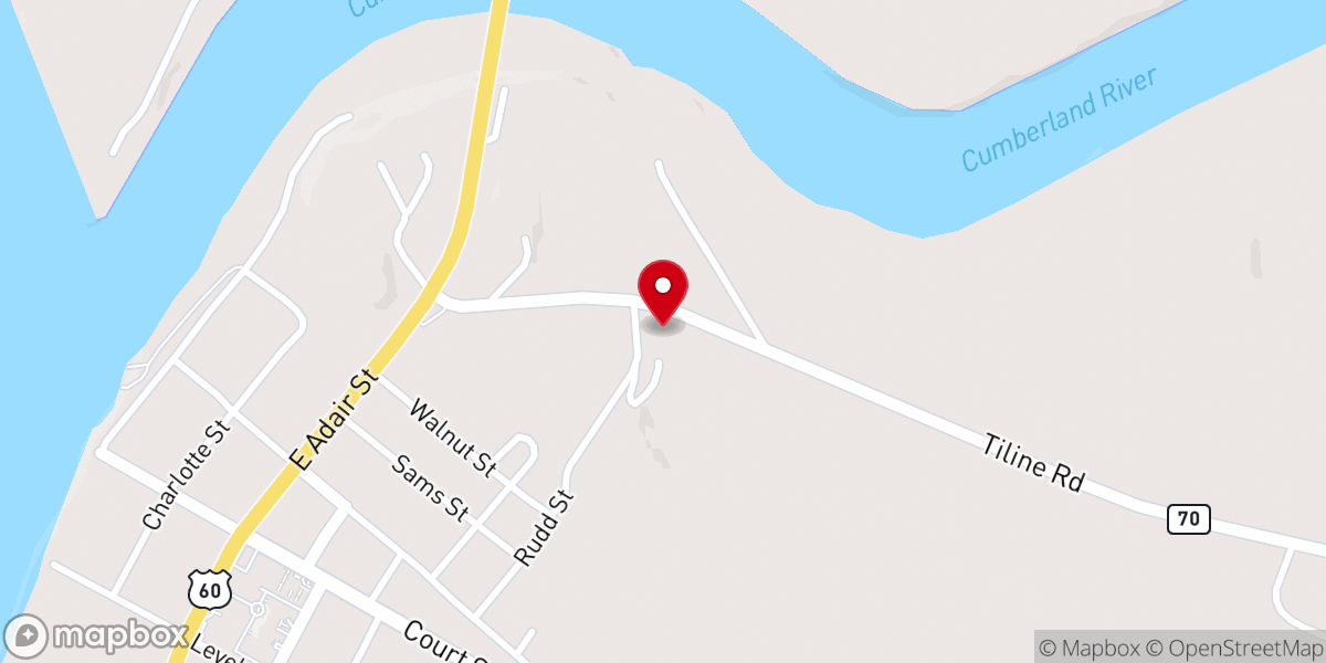 Map showing location of RiverView Full Gospel