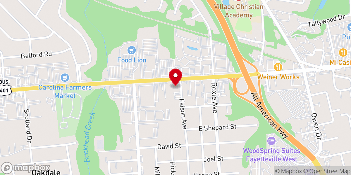 Map showing location of River House church