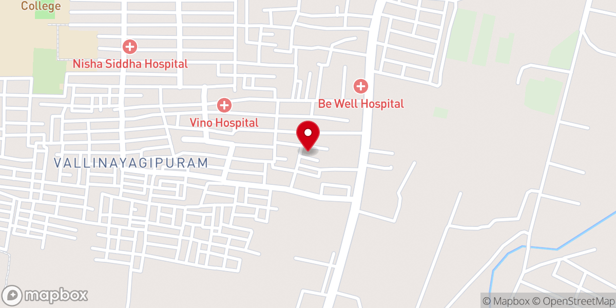 Map showing location of AG Church