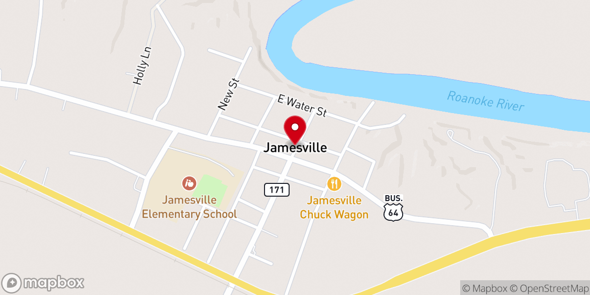 Map showing location of Shadow of the Cross Church