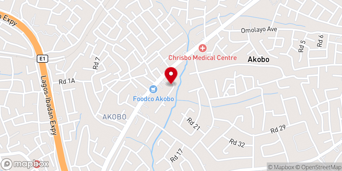Map showing location of HarvestHouse Christian Center