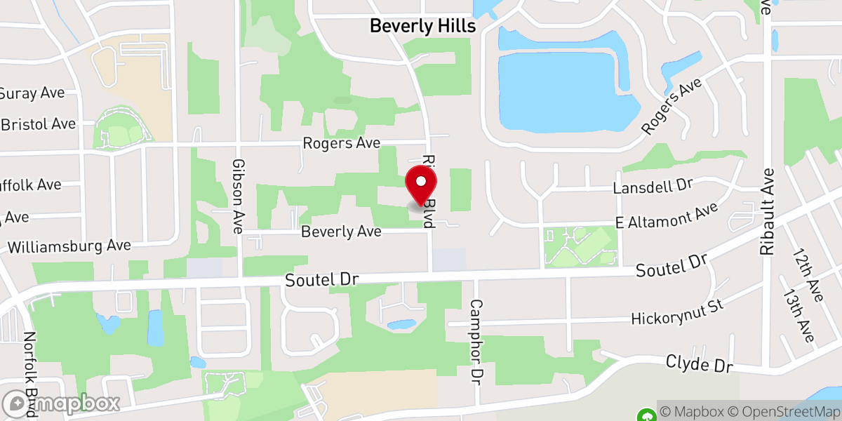 Map showing location of Greater Harvest Christian Fellowship of Jacksonville