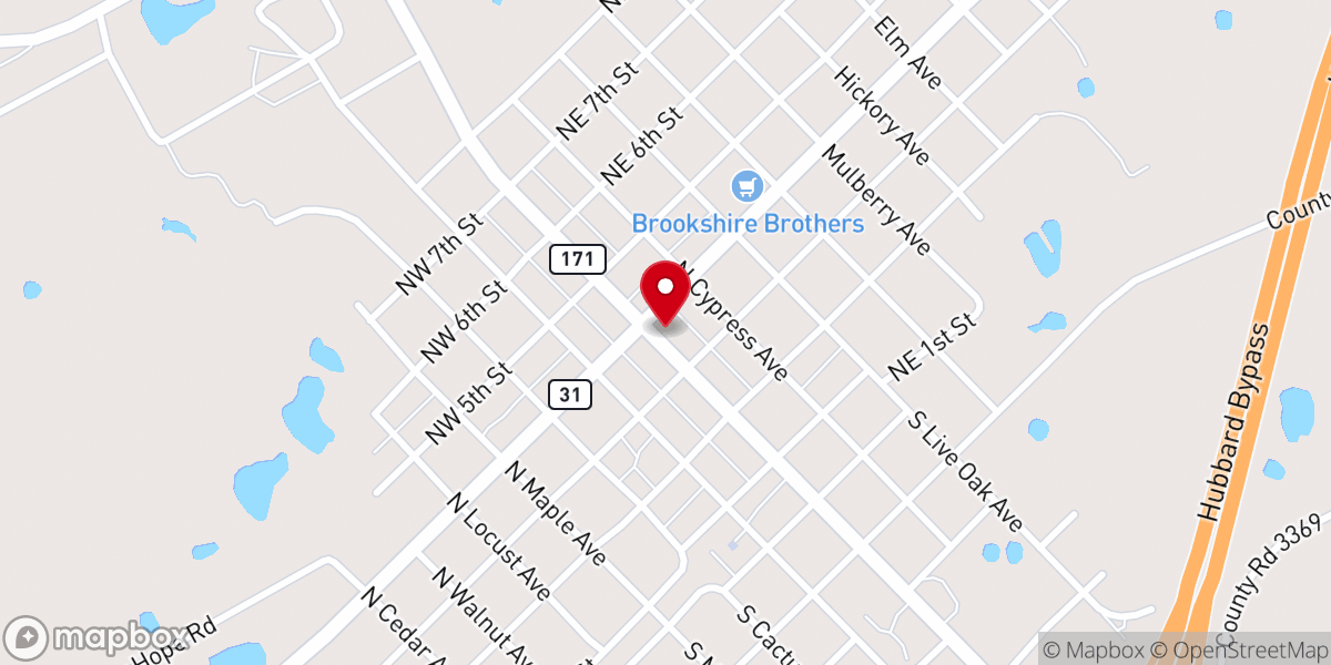 Map showing location of United States Postal Service
