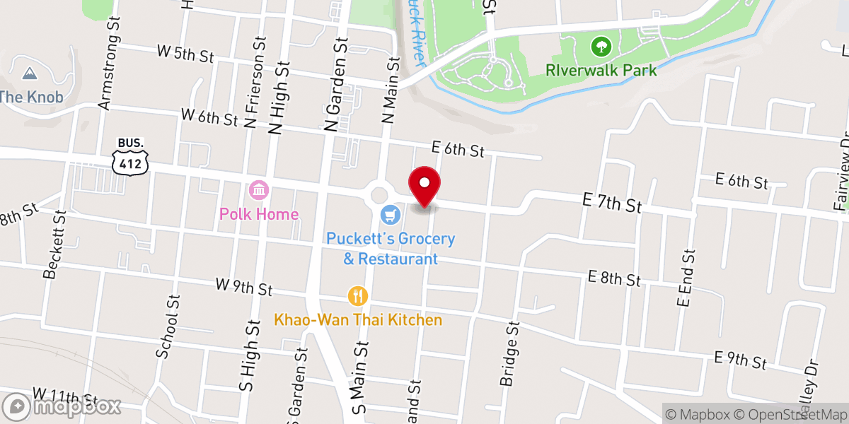 Map showing location of Exodus Church Inc