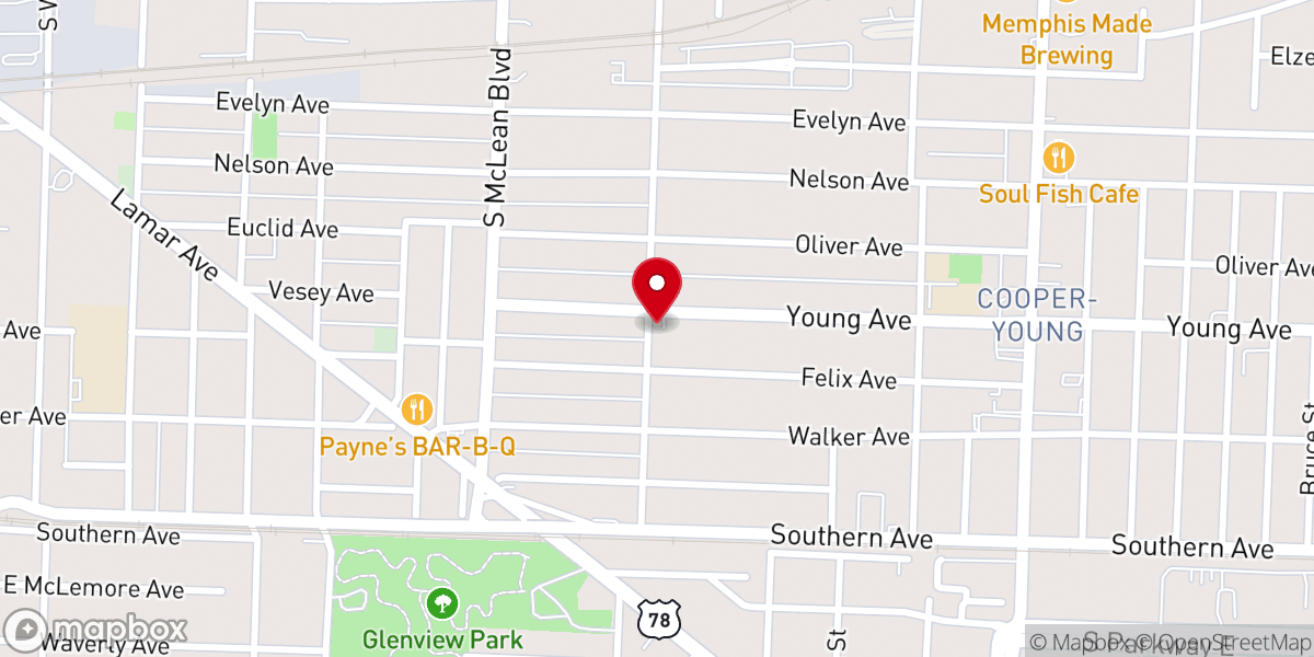 Map showing location of Divine Temple Church of God in Christ