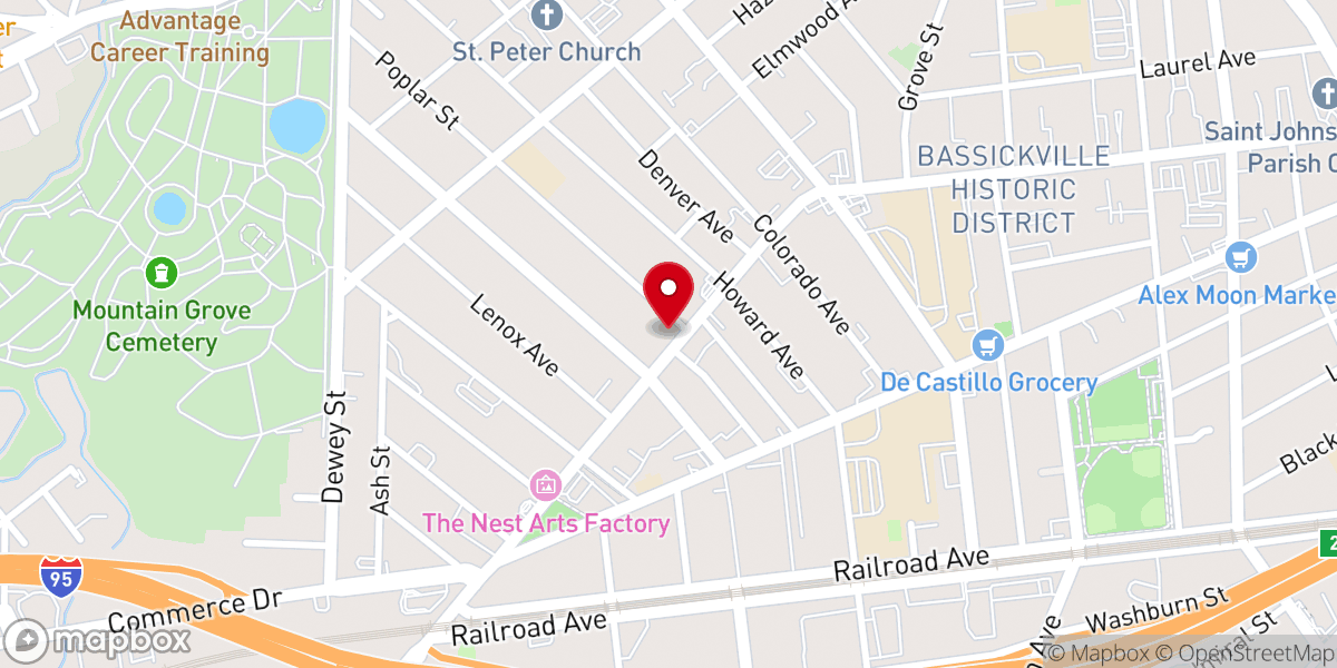 Map showing location of Hosanna Ministry Church