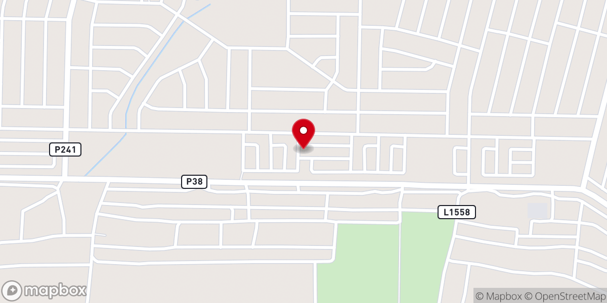 Map showing location of The Shaka Zulu Baptist Church NN
