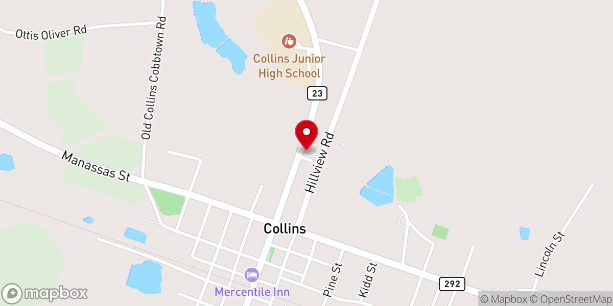 Map showing location of The Place of Grace Outreach Inc