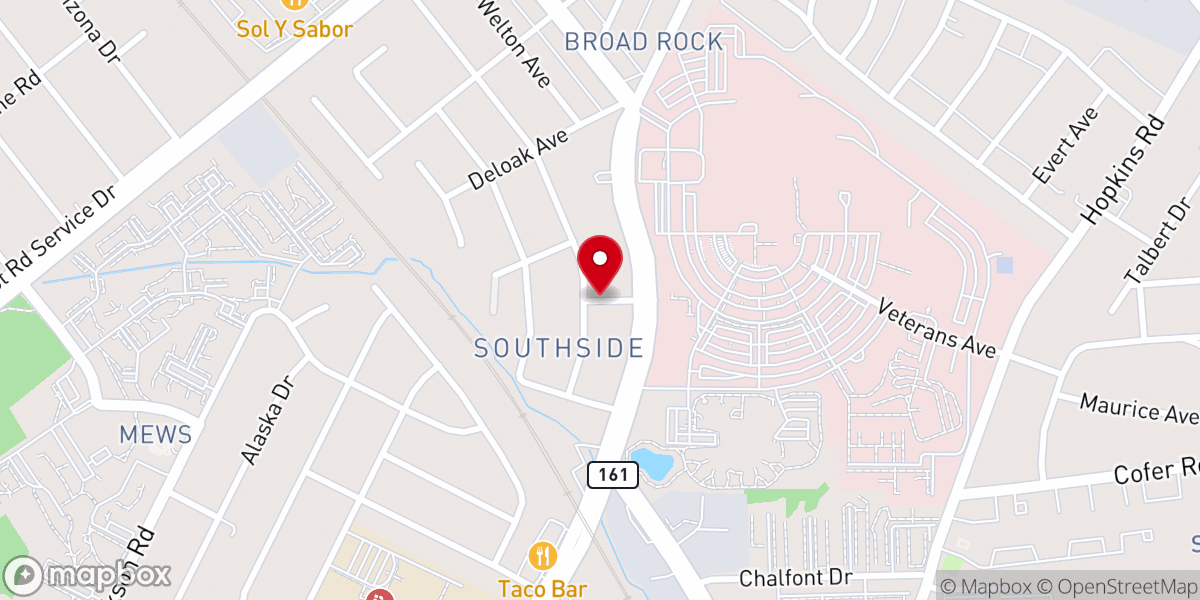 Map showing location of Iglesia De Dios Pentecostal Filadelfia