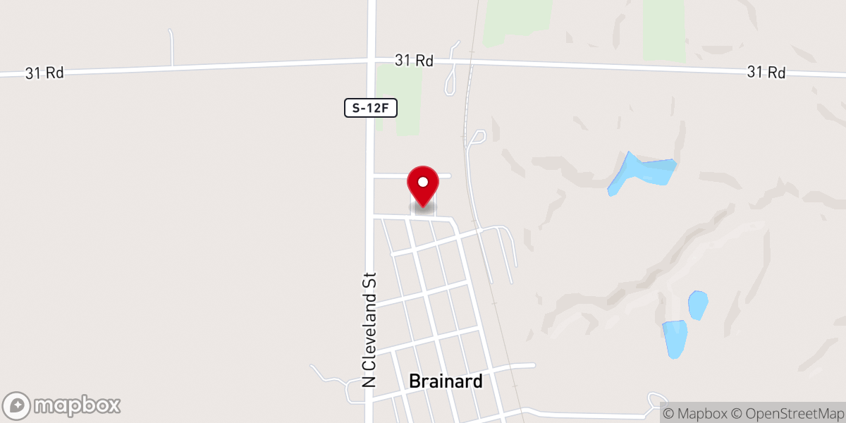 Map showing location of Holy Trinity Catholic Church